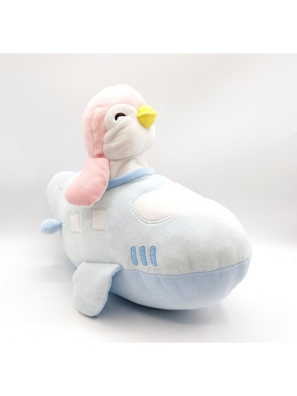 MINISO Travel Series Pink Penguin Airplane Squishy Plush Soft Toy 11.8"